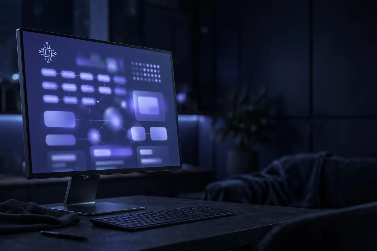 Écran d'accueil de Room IPTV affichant le code de l'application, une suite de caractères à noter