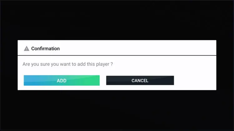 Validation Add MX Player dans Smarters Pro